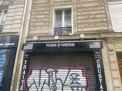 LOCAL COMMERCIAL A LOUER - PARIS 18EME ARRONDISSEMENT - 26.63 m2 - 1 500 &euro; HC par mois